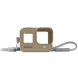 GoPro Sleeve + Lanyard - силиконов калъф с връзка за GoPro HERO8 Black (бежов)