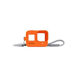 GoPro Sleeve + Lanyard - силиконов калъф с връзка за GoPro HERO8 Black (оранжев)