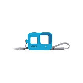 GoPro Sleeve + Lanyard - силиконов калъф с връзка за GoPro HERO8 Black (син)