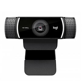 Logitech C922 Pro Stream Webcam - уеб видеокамера 1080p FHD с микрофон (черен)