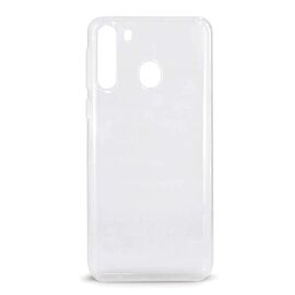 Case FortyFour No.1 Case - силиконов (TPU) калъф за Samsung A21 (прозрачен)
