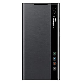 Samsung Clear View Cover EF-ZN985CBEGEU - оригинален кейс, през който виждате информация от дисплея за Samsung Galaxy Note 20 Ultra (черен)
