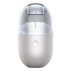 Baseus C2 Desktop Capsule Vacuum Cleaner - малка прахосмукачка с вградена презареждаема батерия (бял)
