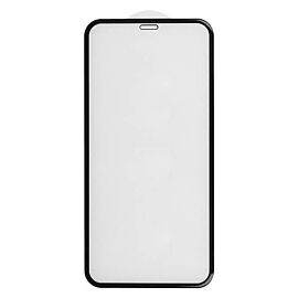 Premium Full Glue 5D Tempered Glass - обхващащо и ръбовете стъклено защитно покритие за дисплея на iPhone 12 mini (черен)