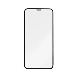 Prio 3D Glass Full Screen Curved Tempered Glass - калено стъклено защитно покритие за дисплея на iPhone 11 Pro, iPhone XS, iPhone X (черен-прозрачен) (bulk)