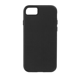 Prio Protective Hybrid Cover - хибриден кейс с най-висока степен на защита за iPhone SE (2020), iPhone 8, iPhone 7 (черен)