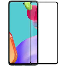 Premium Full Glue 5D Tempered Glass - обхващащо и ръбовете стъклено защитно покритие за дисплея на Samsung Galaxy A52, A52 5G, A52s 5G (черен)