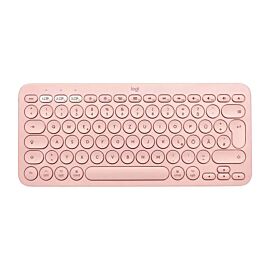 Logitech K380 Bluetooth Multi-Device Keyboard For Mac International - безжична клавиатура за Mac и PC (розов)
