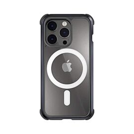 Mageasy Odyssey M Metal Rugged Case With Magsafe - удароустойчив хибриден кейс с Magsafe за iPhone 14 Pro (черен)