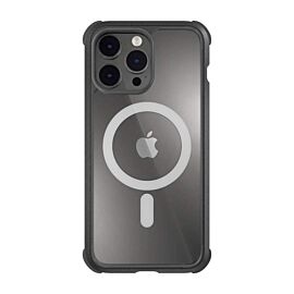 Mageasy Odyssey M Leather Rugged Case With Magsafe - удароустойчив хибриден кейс с Magsafe за iPhone 14 Pro Max (черен)
