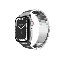 Mageasy Maestro Stainless Steel Band - стоманена, неръждаема каишка за Apple Watch 38мм, 40мм, 41мм (сребрист)