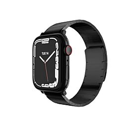 Mageasy Maestro M Magnetic Strainless Steel Band - стоманена, неръждаема каишка за Apple Watch 38мм, 40мм, 41мм (черен)
