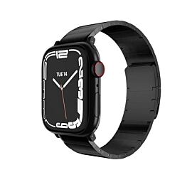 Mageasy Maestro M Magnetic Strainless Steel Band - стоманена, неръждаема каишка за Apple Watch 42мм, 44мм, 45мм, Ultra 49мм (черен)