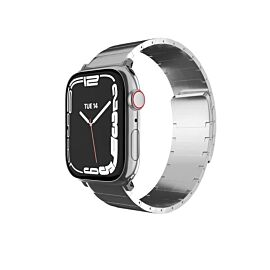 Mageasy Maestro M Magnetic Strainless Steel Band - стоманена, неръждаема каишка за Apple Watch 38мм, 40мм, 41мм (сребрист)