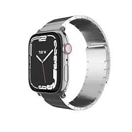 Mageasy Maestro M Magnetic Strainless Steel Band - стоманена, неръждаема каишка за Apple Watch 42мм, 44мм, 45мм, Ultra 49мм (сребрист)