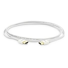 LMP Super Slim 4K HDMI 2.0 Male To HDMI Male Cable - 4K HDMI към HDMI кабел (200 см) (бял)