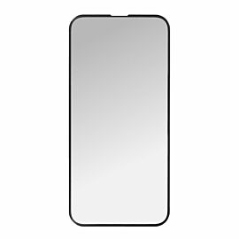 Prio 3D Glass Full Screen Curved Tempered Glass - калено стъклено защитно покритие за дисплея на iPhone 14, iPhone 13, iPhone 13 Pro (черен-прозрачен) (bulk)
