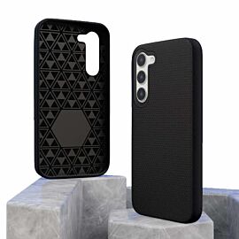 Prio Protective Hybrid Cover - хибриден кейс с най-висока степен на защита за Samsung Galaxy S24 Plus (черен)