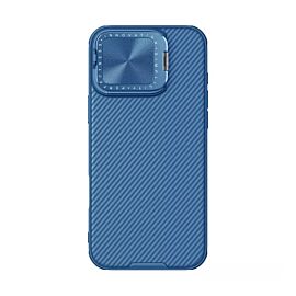Nillkin CamShield Prop Hard Case - хибриден удароустойчив кейс за iPhone 16 Pro (син)