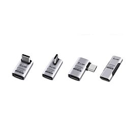 LMP USB4 USB-C OTG Adapter Set - коммплект USB-C към USB-C адаптери за мобилни устройства с USB-C порт (4 броя) (тъмносив)