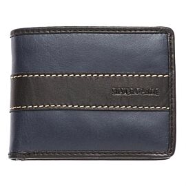 Мъжки портфейл SILVER FLAME - черно и синьо SFT0936