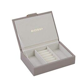 Кутия за бижута цвят сив - ROSSI WA13901