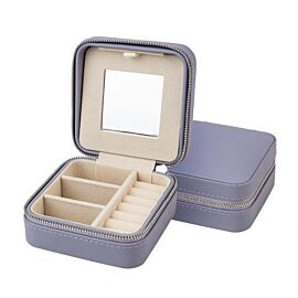 Кутия за бижута цвят люляк - ROSSI WA63709
