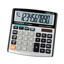 Citizen Калкулатор настолен малък "Провери и коригирай" 10 DIG – CT 500V II 853
