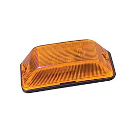 Универсална жълта оранжева сигнална лампа мигач габарит 14 х 5,5 cm 12V - 24V  MAR362
