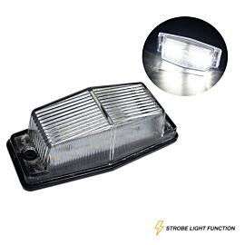 LED Лед Диоден Бял Габарит Мигаща светлина 12 Диода 12V - 24V За Камион Трактор Багер Селскостопански Машини и др.  MAR965