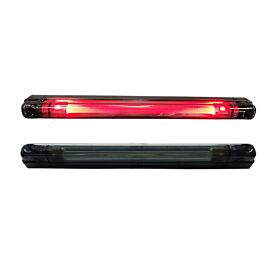 Червен LED габарит/контурна светлина – Опушен 6 Диода 24V 240 mm  MAR1042