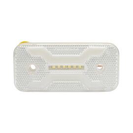 Бял LED Габарит / Маркер X Neon ефект – 30 диода 2 функции 12V/24V  MAR1092