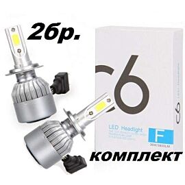 Комплект от 2 броя LED ЛЕД диодни крушки за фар фарове H4 Х4 12V 36W  KRU018