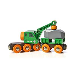 Brio вагонче-кран Clever crane 33698