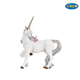 Papo фигурка Сребърен еднорог 39038