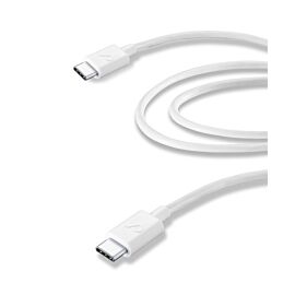 Cellular line Кабел данни USB-C - USB-C 2м бял 6660