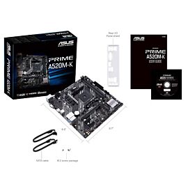 Дънна платка ASUS PRIME A520M-K, AM4, DDR4