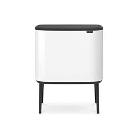 Кош за смет Brabantia Bo Touch, 11+23L, White