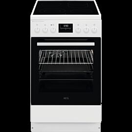 Готварска печка с керамичен плот AEG CCB56491BW