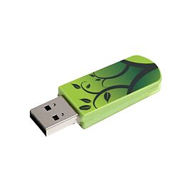 Verbatim USB флаш памет Mini Elements, USB 2.0, 16 GB, земя