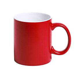 Cool Чаша Lousa, керамична, 350 ml, червено и бяло