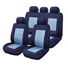 Комплект калъфи за седалки Hyundai Xg 350 - RoGroup Blue Jeans 9 части