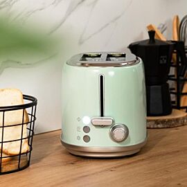 Тостер Cecotec ToastTaste 1000 Retro Double Green
