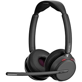 EPOS IMPACT 1061 стерео слушалки, Bluetooth, UC, до 3 устройства едновременно, зарядна стойка, черен 1001135
