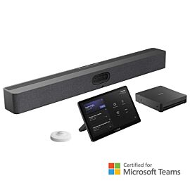 Yealink MVC S50-C5U-000 видеоконферентна система за средни и големи конферентни зали, комплект видеобар A50 + мини компютър MCore 4 + сензорна конзола MTouch P