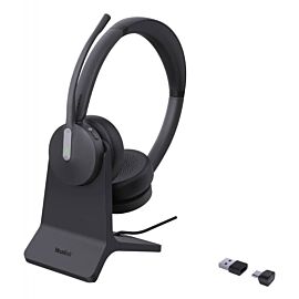 Yealink BH70 стерео слушалки със зарядна стойка, MS Teams, Bluetooth, USB-C и USB-A 1208701