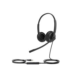 Yealink UH34 Lite Dual стерео слушалки, USB-A, MS, PNC, черен 1308048