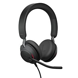 Jabra EVOLVE2 40 SE жични стерео слушалки, USB-A/USB-C, MS, черни 24189-999-799