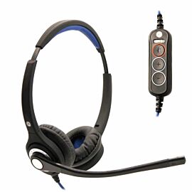 JPL 502S-USB стерео слушалки, USB-A, MS, UC, черен 575-329-002