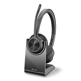 HP Poly VOYAGER 4320 MS UC Stereo със зарядна стойка, USB-C 77Z32AA